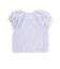 針抜きスムースステッチフラワー半袖ギャザーTシャツ(80~100cm)