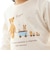 【お揃い】オーガニッククマプリント長袖Tシャツベビー(70~90cm)