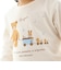 【お揃い】オーガニッククマプリント長袖Tシャツベビー(70~90cm)