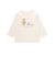 【お揃い】オーガニッククマプリント長袖Tシャツベビー(70~90cm)