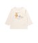 【お揃い】オーガニッククマプリント長袖Tシャツベビー(70~90cm)
