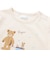 【お揃い】オーガニッククマプリント長袖Tシャツベビー(70~90cm)