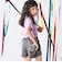 ドロストラインストーンTシャツ(130~160cm)