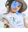 【お揃い】フラワープリントフリル袖Tシャツ(90~150cm)