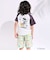 【ディズニーコレクション】キャラクターモチーフラグラン半袖Tシャツ(80~130cm)