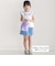 フラワー刺しゅう天竺フリル袖フレアTシャツ(90~150cm)