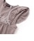 フラワー刺しゅう天竺フリル袖フレアTシャツ(90~150cm)