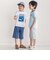 ウミノナカプリント天竺半袖Tシャツ(90~140cm)