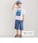 ライトオンスデニム裾ロールアップハーフパンツ(90~150cm)