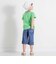 ライトオンスデニム裾ロールアップハーフパンツ(90~150cm)