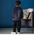 ストライプ長袖ジャケットシャツ(95~150cm)