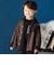 ストライプ長袖ジャケットシャツ(95~150cm)