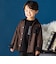 ストライプ長袖ジャケットシャツ(95~150cm)