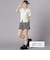 ラインストーンチェックショートパンツ(130~160cm)