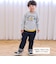 裾折り返しチェック柄ストレッチパンツ(80~130cm)
