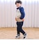 裾折り返しチェック柄ストレッチパンツ(80~130cm)