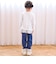 イチゴ刺しゅう裾フリル長袖Tシャツ(80~130cm)