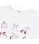 イチゴ刺しゅう裾フリル長袖Tシャツ(80~130cm)