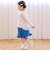 イチゴ刺しゅう裾フリル長袖Tシャツ(80~130cm)