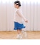 イチゴ刺しゅう裾フリル長袖Tシャツ(80~130cm)