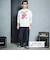 【ザ・ローリング・ストーンズｘSLAP】フロントｘバックロゴプリント長袖Tシャツ大人
