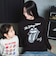【ザ・ローリング・ストーンズｘSLAP】フロントｘバックロゴプリント長袖Tシャツ大人