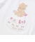 裾スカラップウサギクマネコモチーフ長袖Tシャツ(80~130cm)