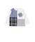 【お揃い】モチーフ刺しゅうチェック切り替え長袖Tシャツ(80~130cm)
