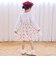 【お揃い】イチゴ総柄レースワンピース(80~130cm)