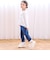 裾折り返し総柄ポケットアニマル刺しゅう付きパンツ(80~130cm)