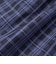 【店舗限定】リブ＋チェックドッキング長袖ワンピース(95~150cm)