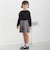 【店舗限定】ヘリンボーンキュロットパンツ(95~150cm)