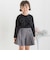 【店舗限定】ヘリンボーンキュロットパンツ(95~150cm)