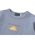 恐竜刺しゅうスムース長袖Tシャツ+ムラ染めジョガーパンツ セット(80~90cm)