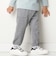恐竜刺しゅうスムース長袖Tシャツ+ムラ染めジョガーパンツ セット(80~90cm)