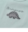 恐竜刺しゅうスムース長袖Tシャツ+ムラ染めジョガーパンツ セット(80~90cm)