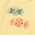 【抗菌・防臭】キャンディプリント裾フリル天竺長袖Tシャツ(90~130cm)