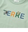 【抗菌・防臭】TERREアニマルロゴプリント天竺長袖Tシャツ(90~130cm)