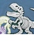 2WAYティラノサウルス刺しゅうビッグTシャツ(80~160cm)