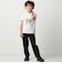カノコ長袖カーディガン+天竺ドライビングプリント半袖Tシャツ セット(90~140cm)