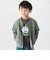 カノコ長袖カーディガン+天竺ドライビングプリント半袖Tシャツ セット(90~140cm)