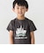 カノコ長袖カーディガン+天竺ドライビングプリント半袖Tシャツ セット(90~140cm)