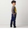 ジョグデニムジオメトリックロゴ刺しゅうロングパンツ(90~160cm)