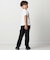 ストレッチツイルサイドテープストレートロングパンツ(90~160cm)