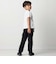 ストレッチツイルサイドテープストレートロングパンツ(90~160cm)