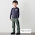 ストレッチツイルサイドテープストレートロングパンツ(90~160cm)