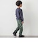 ストレッチツイルサイドテープストレートロングパンツ(90~160cm)