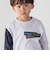 ランダム配色ワッペン刺しゅう長袖Tシャツ(90~160cm)
