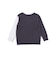 ランダム配色ワッペン刺しゅう長袖Tシャツ(90~160cm)