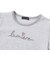 長袖リブカーディガン+天竺ボーダーロゴ半袖Tシャツ セット(90~150cm)